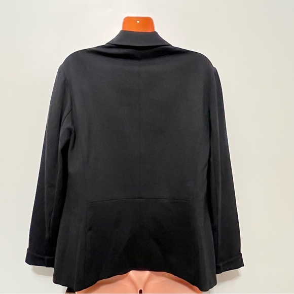 Anne Klein Black Blazer with Gold Lion Head Buttons - Picture 6 of 11